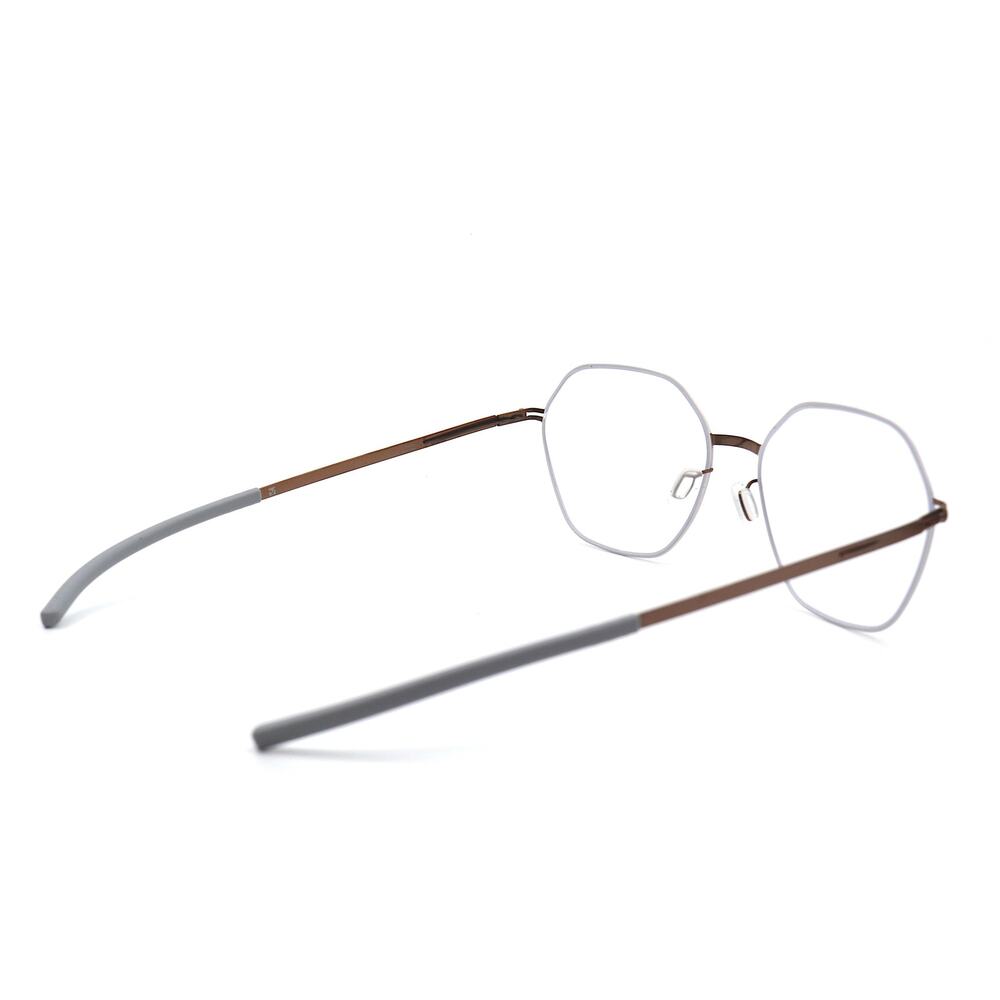 NEW IC! BERLIN HALNY WHITE COPPER AUTHENTIC EYEGLASSES FRAME - Picture 9 of 14